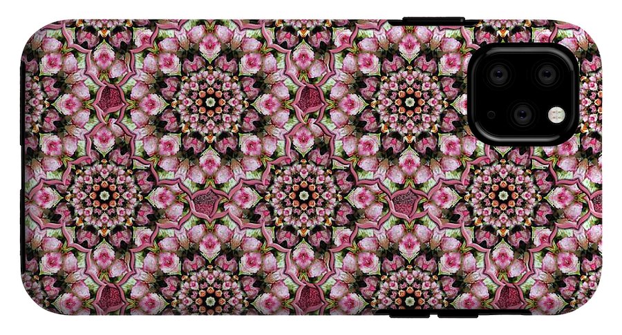 Pink Rose Kaleidoscope - Phone Case