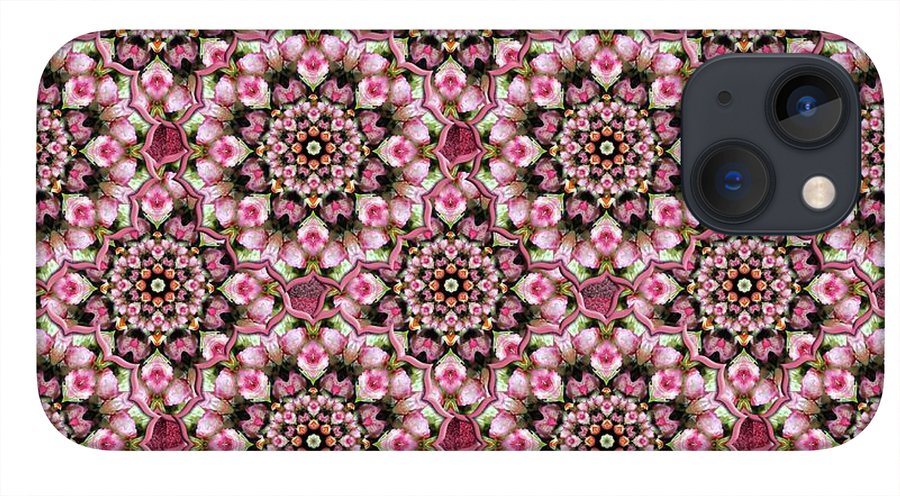 Pink Rose Kaleidoscope - Phone Case