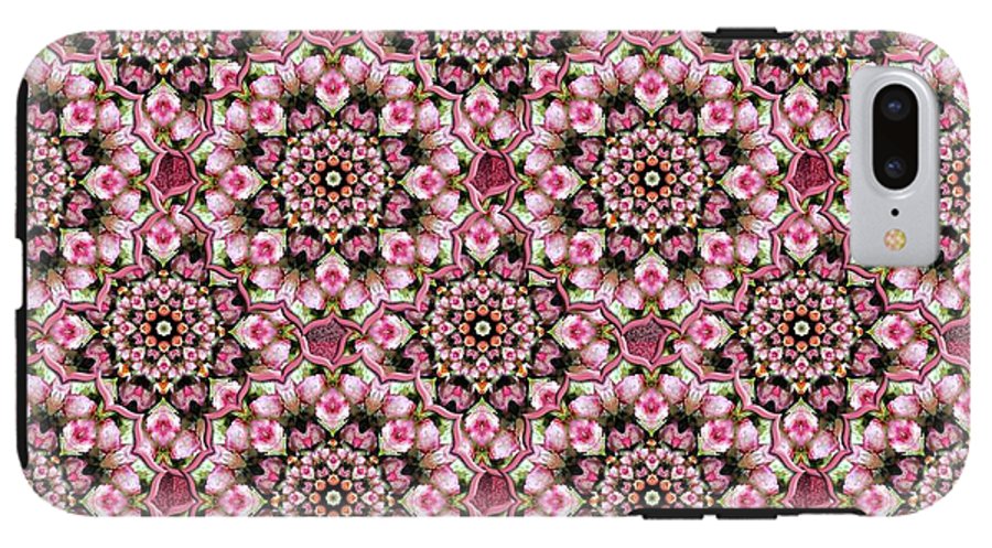Pink Rose Kaleidoscope - Phone Case