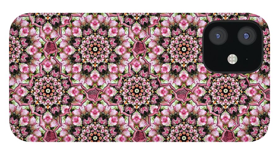 Pink Rose Kaleidoscope - Phone Case