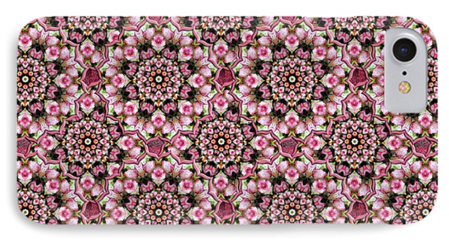 Pink Rose Kaleidoscope - Phone Case