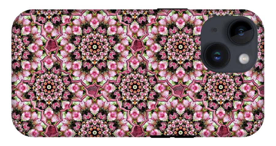 Pink Rose Kaleidoscope - Phone Case