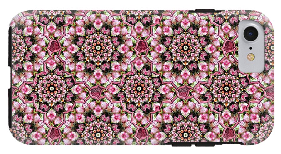 Pink Rose Kaleidoscope - Phone Case