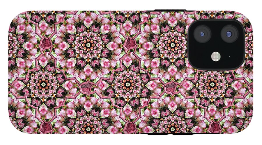 Pink Rose Kaleidoscope - Phone Case