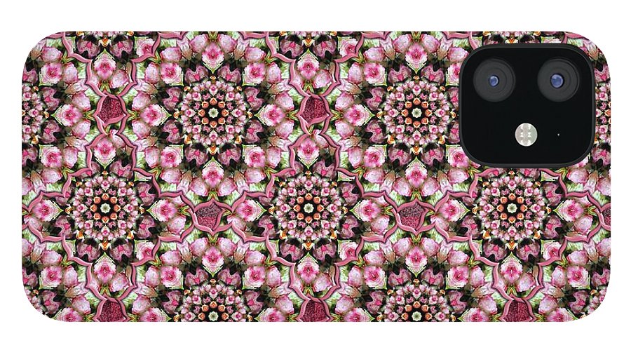 Pink Rose Kaleidoscope - Phone Case