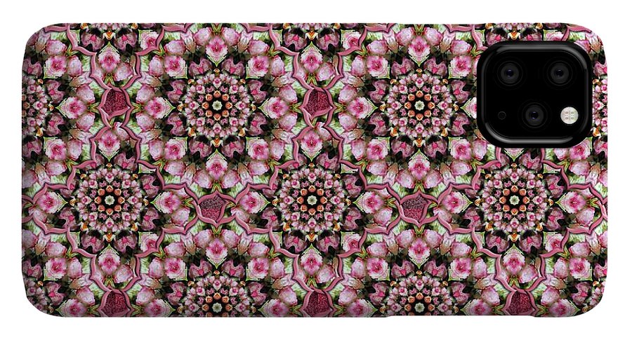 Pink Rose Kaleidoscope - Phone Case