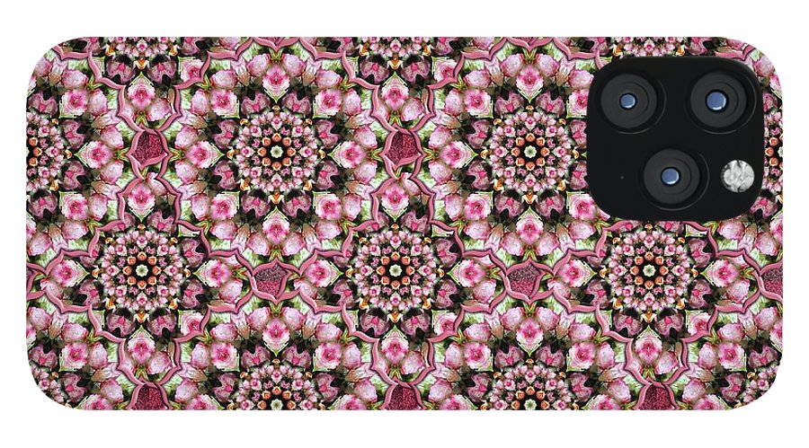 Pink Rose Kaleidoscope - Phone Case