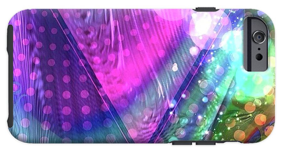 Pink Triangle Fractal - Phone Case