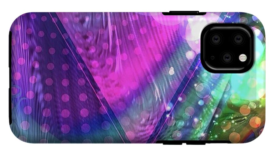 Pink Triangle Fractal - Phone Case
