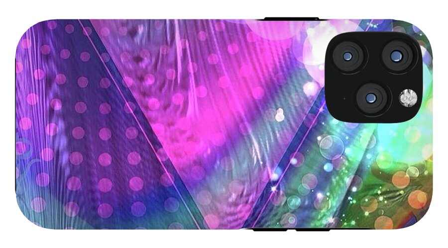 Pink Triangle Fractal - Phone Case