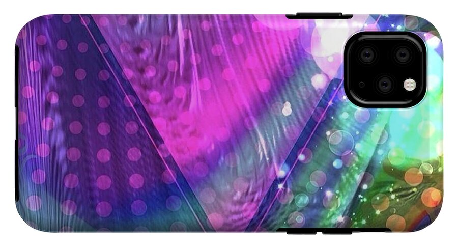 Pink Triangle Fractal - Phone Case