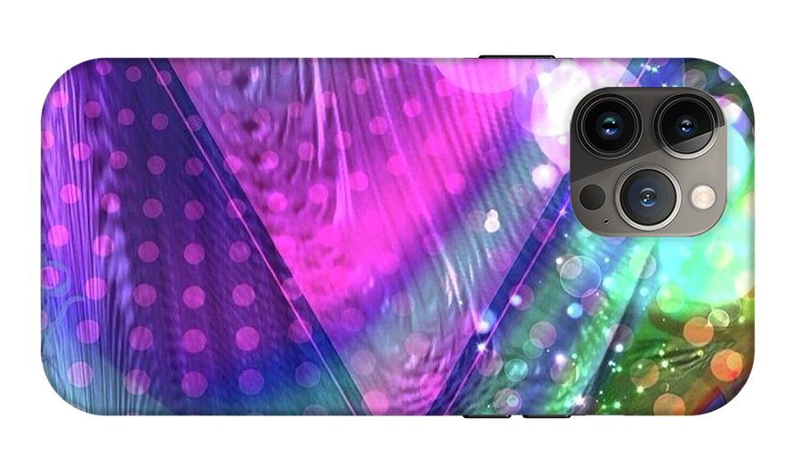 Pink Triangle Fractal - Phone Case