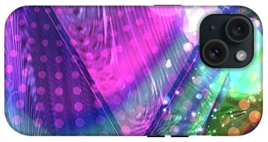 Pink Triangle Fractal - Phone Case