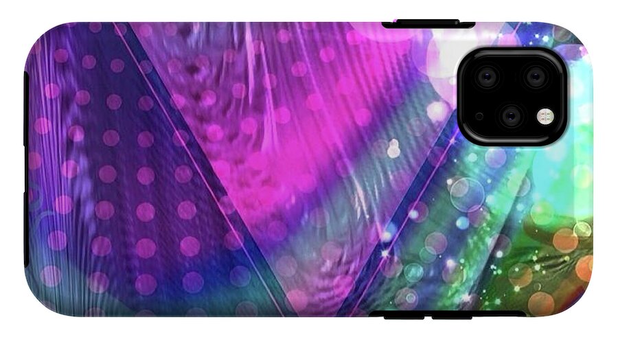 Pink Triangle Fractal - Phone Case