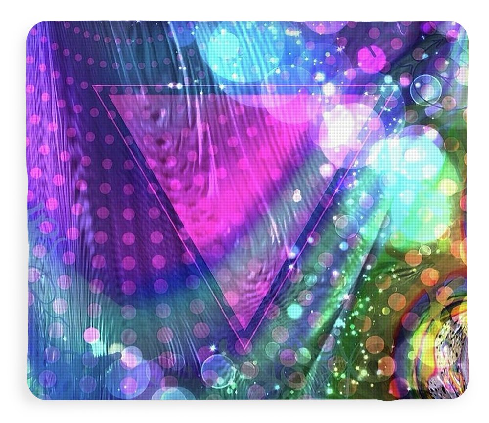 Pink Triangle Fractal - Blanket