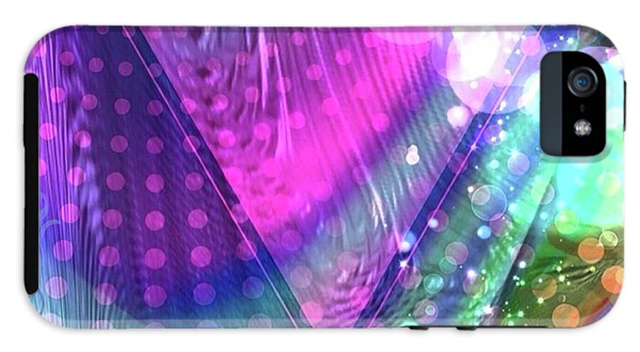 Pink Triangle Fractal - Phone Case