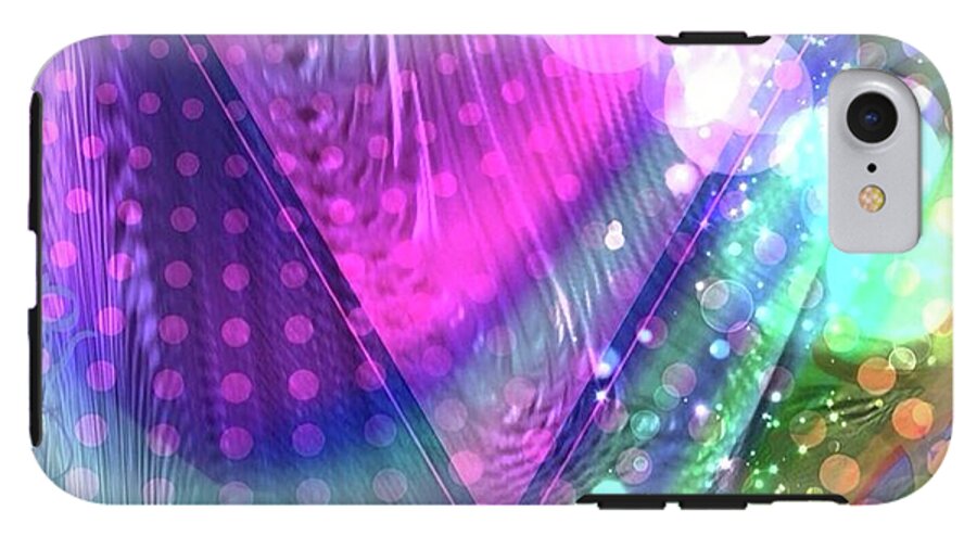 Pink Triangle Fractal - Phone Case