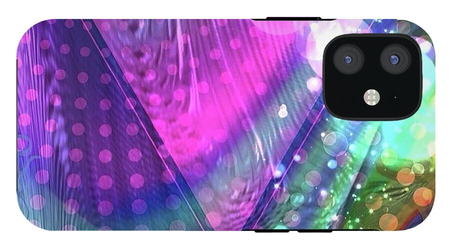 Pink Triangle Fractal - Phone Case