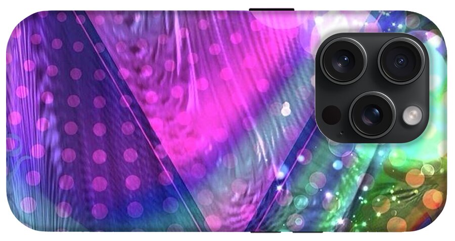 Pink Triangle Fractal - Phone Case