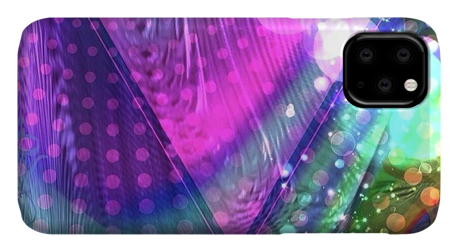 Pink Triangle Fractal - Phone Case