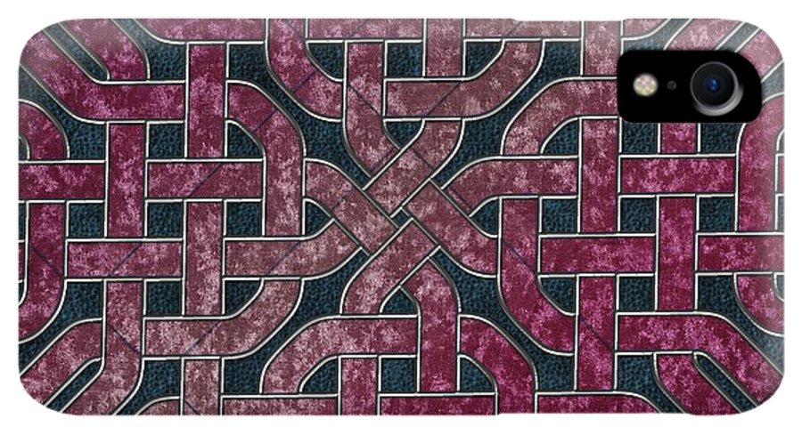 Pink Velvet Celtic Knot Square - Phone Case