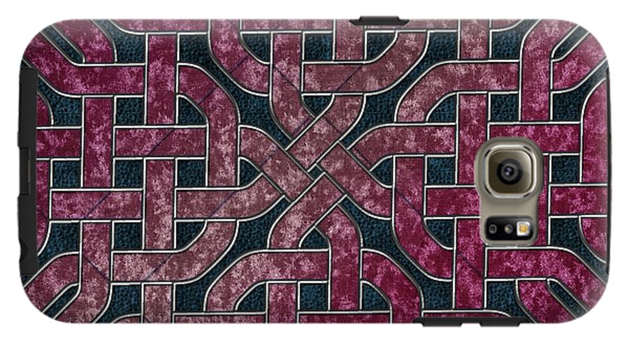 Pink Velvet Celtic Knot Square - Phone Case