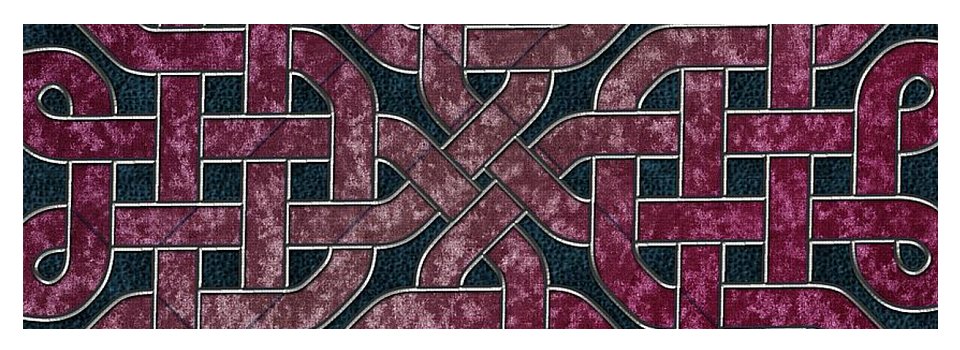 Pink Velvet Celtic Knot Square - Yoga Mat
