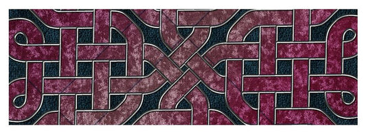 Pink Velvet Celtic Knot Square - Yoga Mat