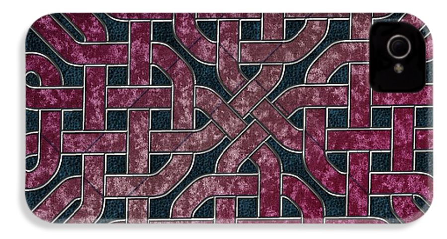 Pink Velvet Celtic Knot Square - Phone Case