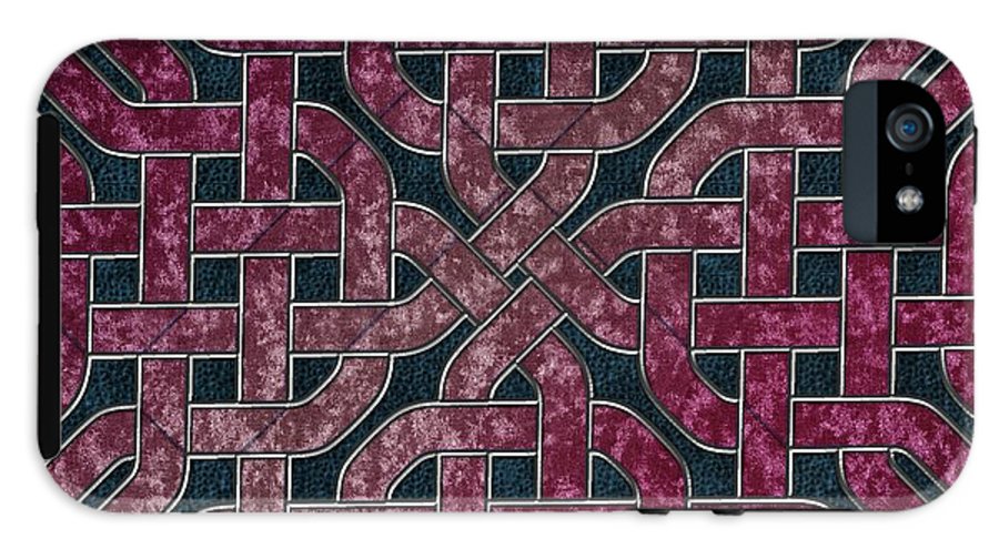 Pink Velvet Celtic Knot Square - Phone Case