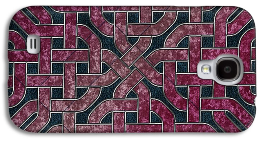 Pink Velvet Celtic Knot Square - Phone Case