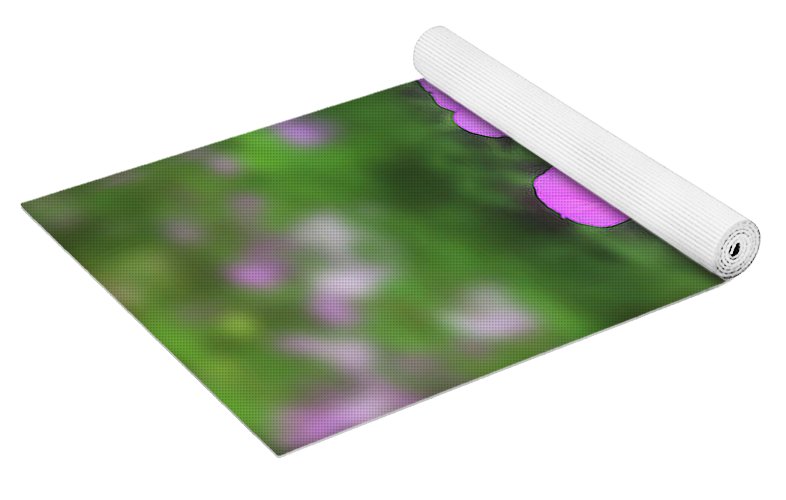 Pink Wildflowers - Yoga Mat