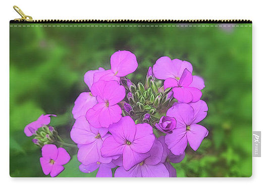 Pink Wildflowers - Carry-All Pouch