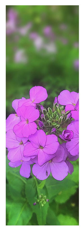 Pink Wildflowers - Yoga Mat