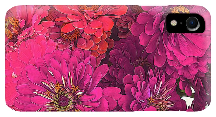 Pink Zinnias - Phone Case
