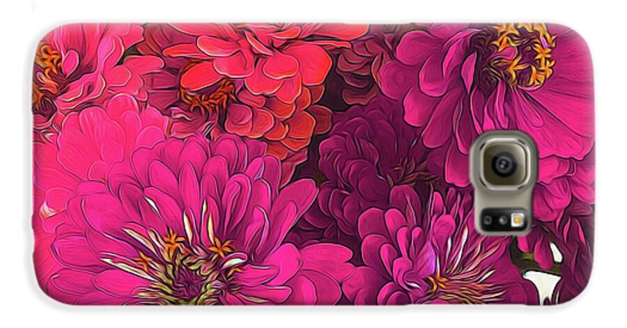 Pink Zinnias - Phone Case