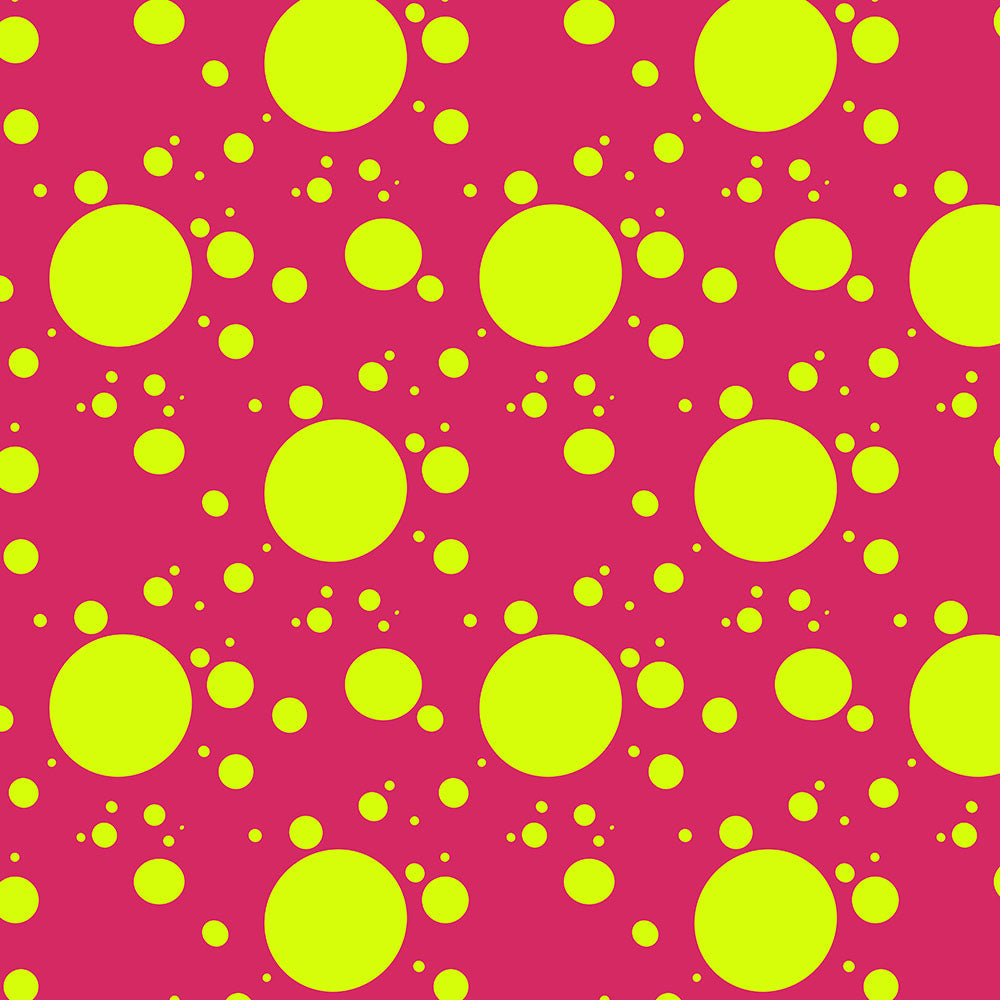 Pink and Yellow Polkadots Digital Image Download