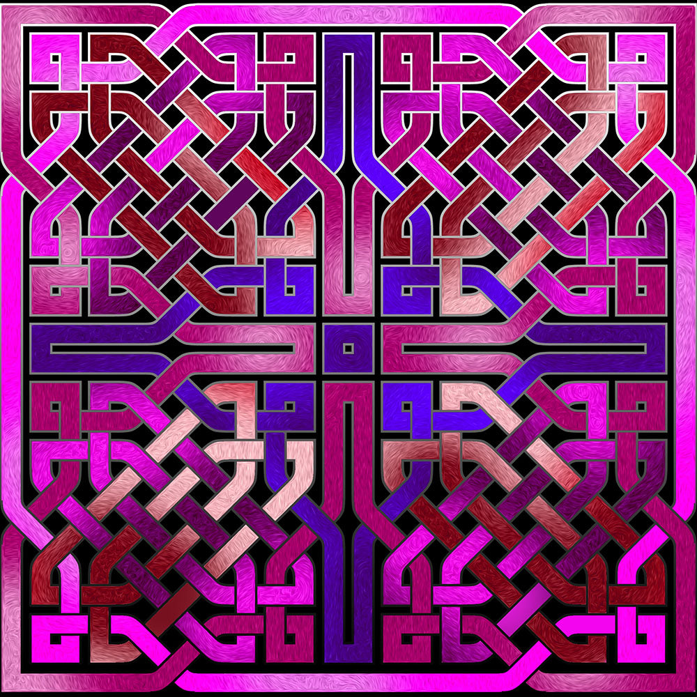 Pink Celtic Knot Digital Image Download