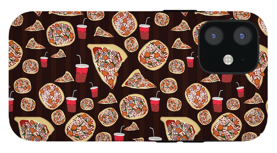 Pizza Pattern - Phone Case