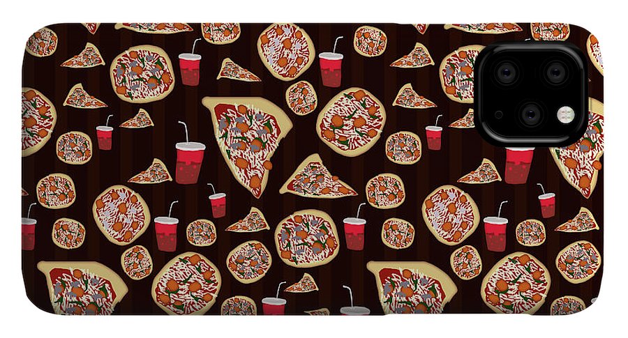 Pizza Pattern - Phone Case