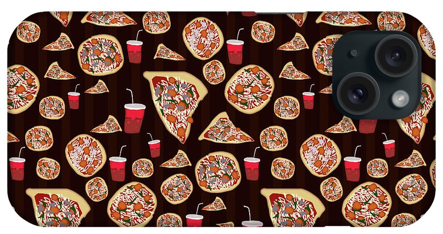 Pizza Pattern - Phone Case