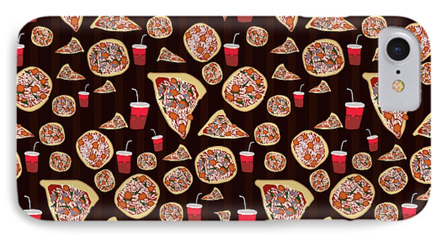 Pizza Pattern - Phone Case