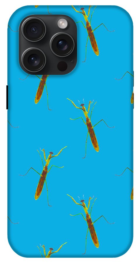 Praying Mantis Pattern - Phone Case