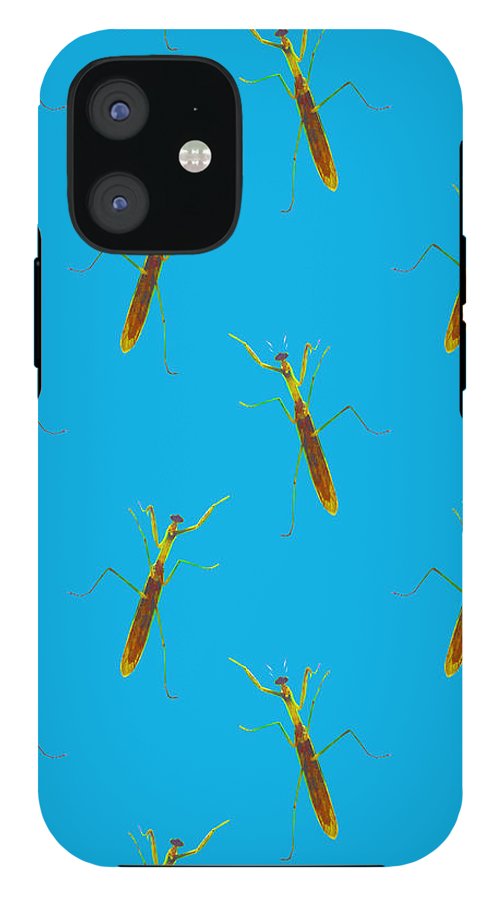 Praying Mantis Pattern - Phone Case