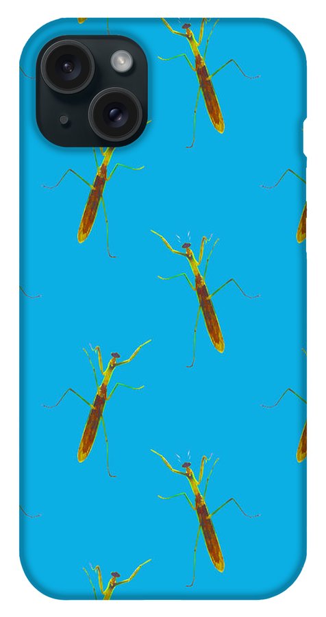Praying Mantis Pattern - Phone Case