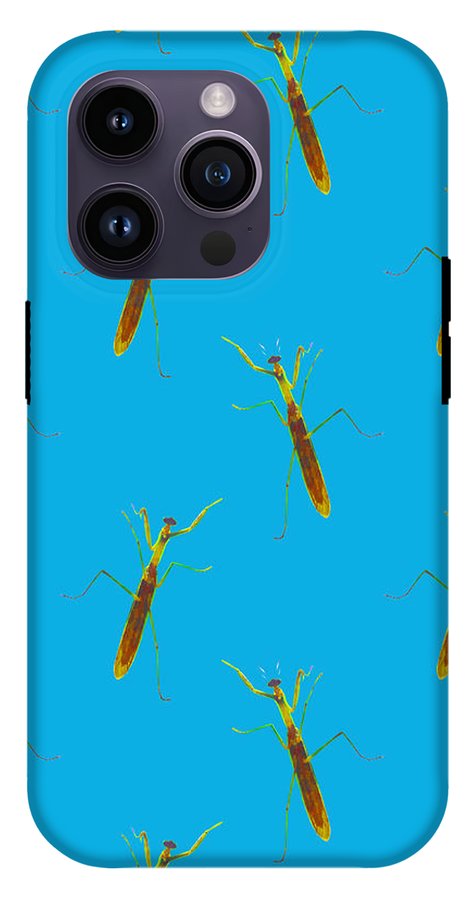 Praying Mantis Pattern - Phone Case