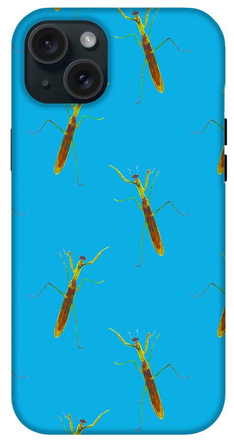 Praying Mantis Pattern - Phone Case
