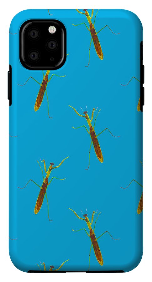 Praying Mantis Pattern - Phone Case