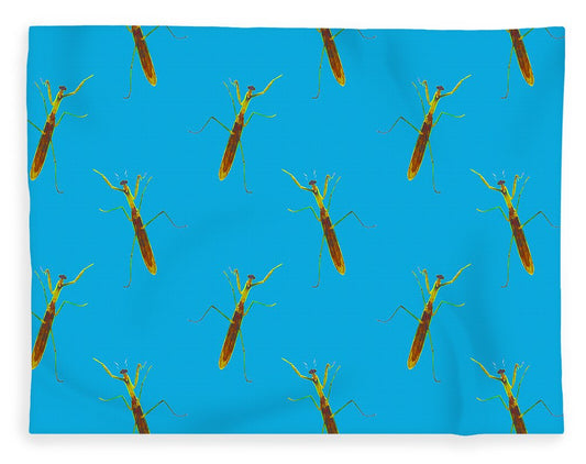 Praying Mantis Pattern - Blanket