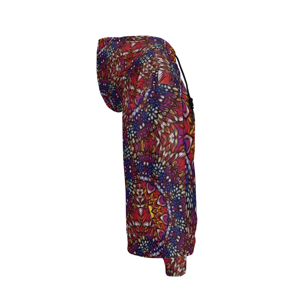 Blue red Purple Kaleidoscope Women’s Relaxed Fit Hoodie